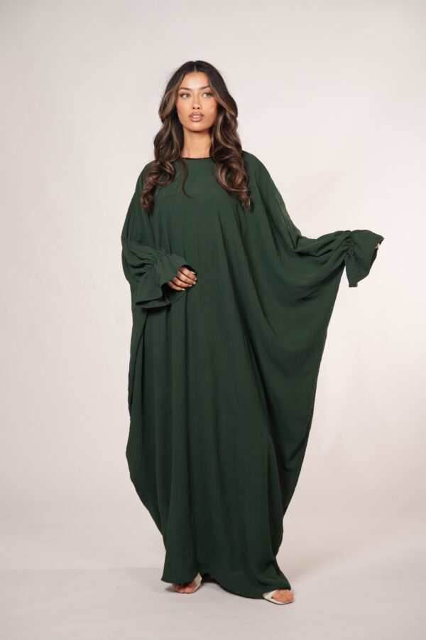 Kimava Jazz Abaya – Royal Green für edlen Auftritt - Image 2