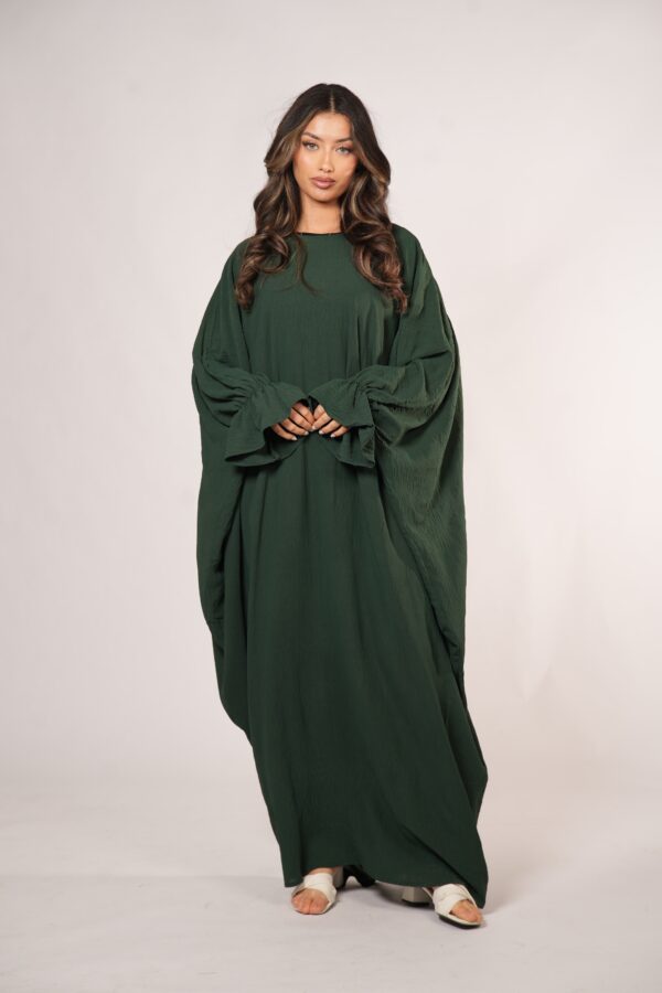 Kimava Jazz Abaya – Royal Green für edlen Auftritt