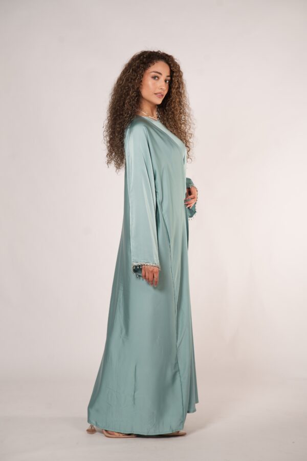 Kimava Dubai Abaya – Frisches Mint für modernen Stil - Image 3