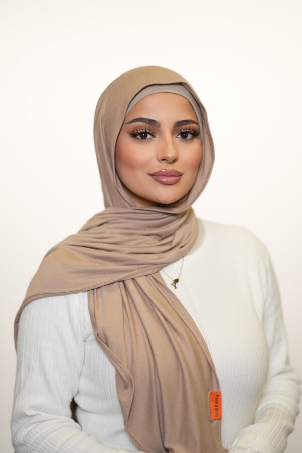 Kimava Jersey Stoff – Sanftes Sand Beige für vielseitige Looks