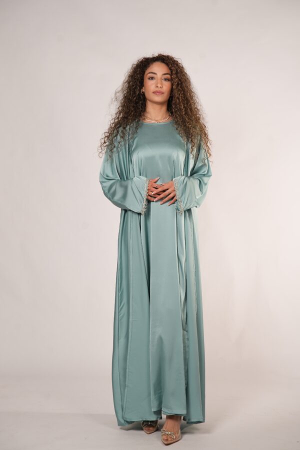 Kimava Dubai Abaya – Frisches Mint für modernen Stil - Image 2
